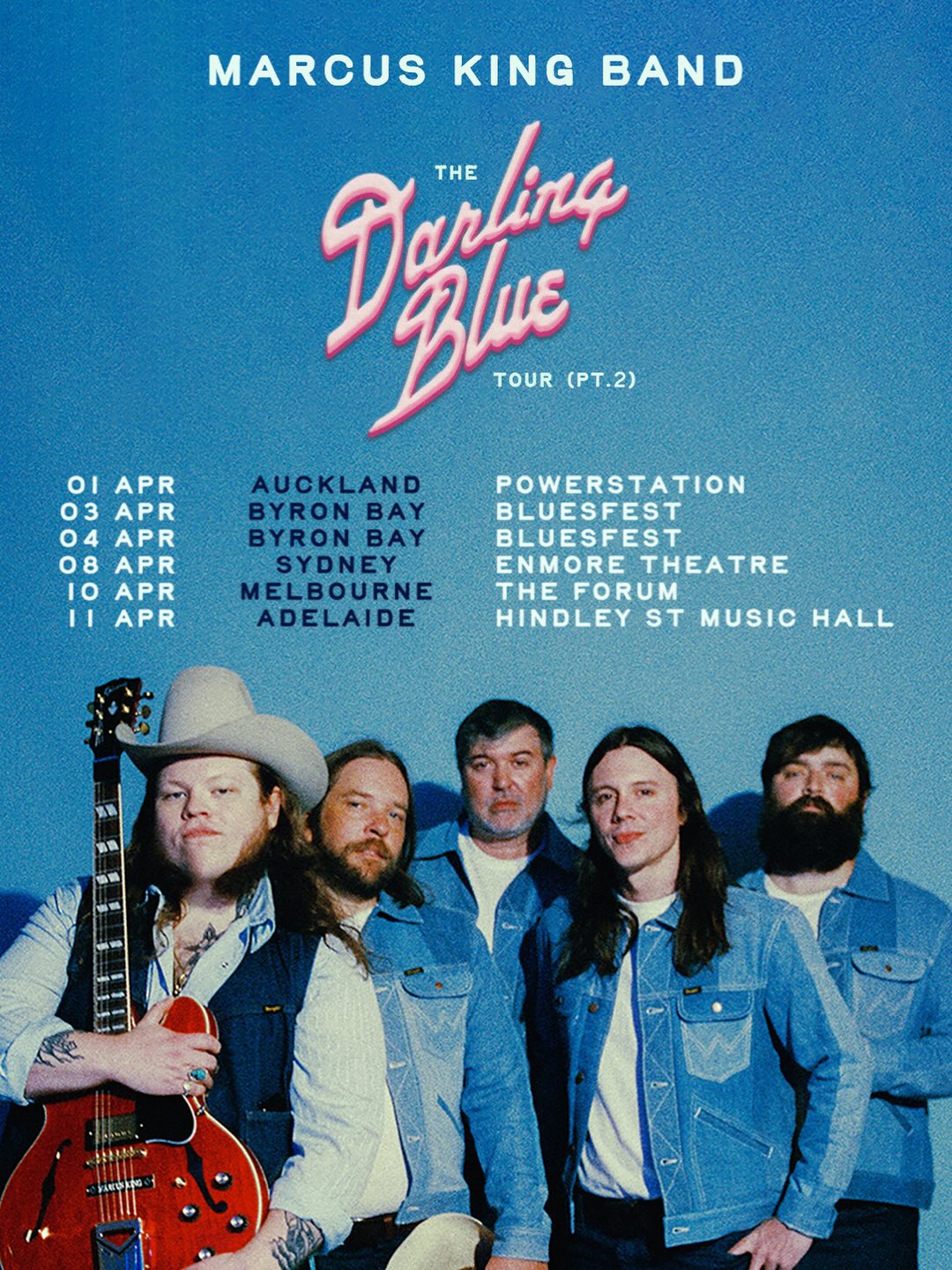 Marcus King Tour Poster 2026